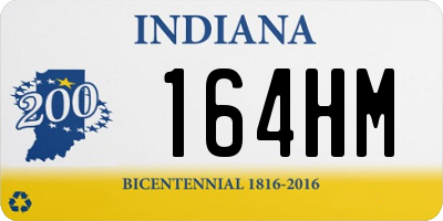 IN license plate 164HM