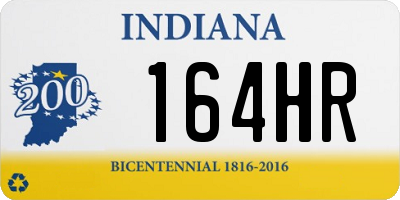 IN license plate 164HR