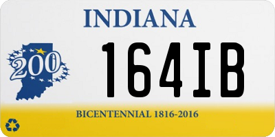 IN license plate 164IB