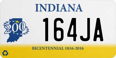 IN license plate 164JA