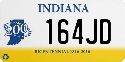 IN license plate 164JD