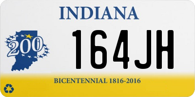 IN license plate 164JH