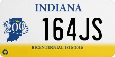 IN license plate 164JS
