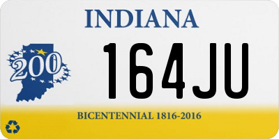 IN license plate 164JU