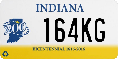 IN license plate 164KG