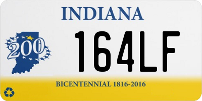 IN license plate 164LF