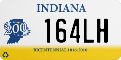 IN license plate 164LH