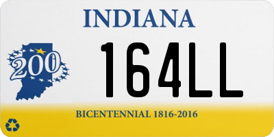 IN license plate 164LL