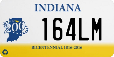 IN license plate 164LM