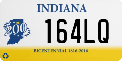 IN license plate 164LQ