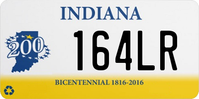 IN license plate 164LR