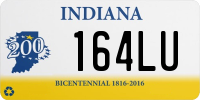 IN license plate 164LU