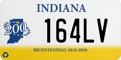 IN license plate 164LV