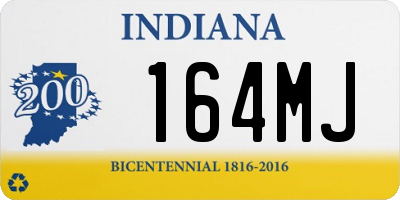 IN license plate 164MJ