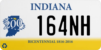 IN license plate 164NH