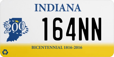 IN license plate 164NN
