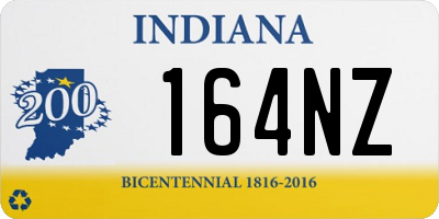 IN license plate 164NZ