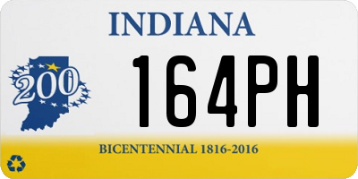 IN license plate 164PH