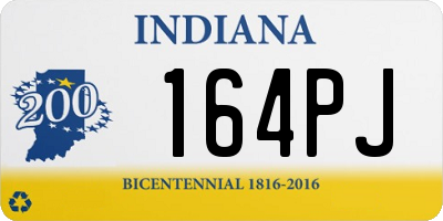 IN license plate 164PJ
