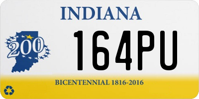 IN license plate 164PU