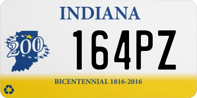 IN license plate 164PZ