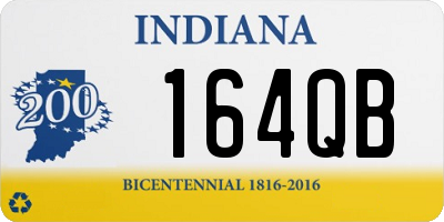 IN license plate 164QB
