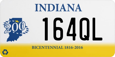 IN license plate 164QL