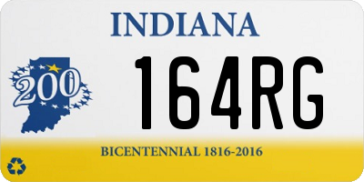 IN license plate 164RG