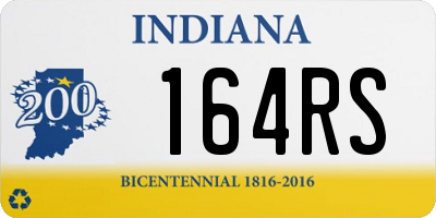 IN license plate 164RS