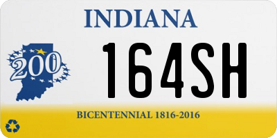 IN license plate 164SH