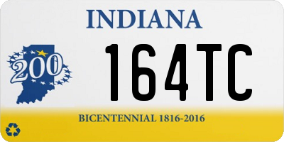 IN license plate 164TC