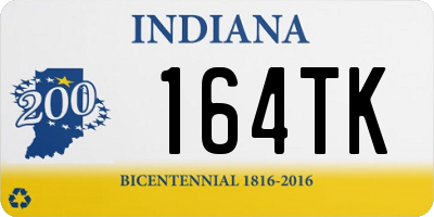 IN license plate 164TK