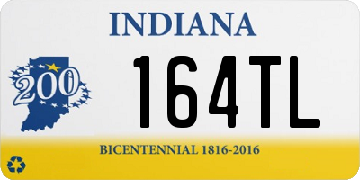 IN license plate 164TL