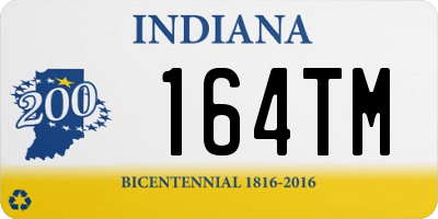 IN license plate 164TM