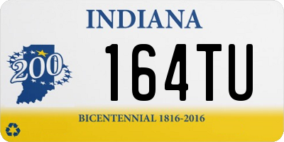 IN license plate 164TU