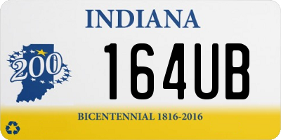 IN license plate 164UB