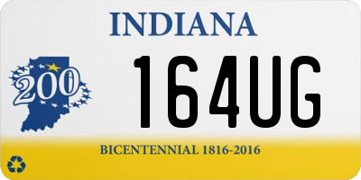 IN license plate 164UG