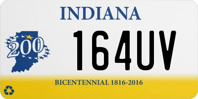 IN license plate 164UV