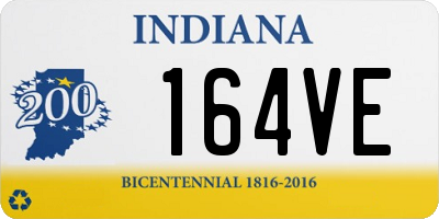 IN license plate 164VE