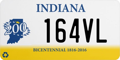 IN license plate 164VL
