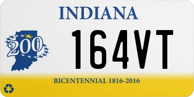 IN license plate 164VT