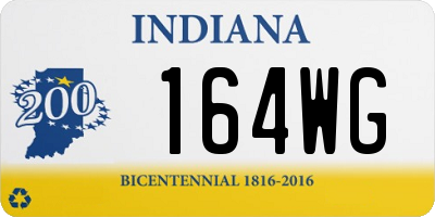 IN license plate 164WG