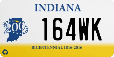 IN license plate 164WK