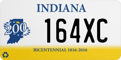 IN license plate 164XC