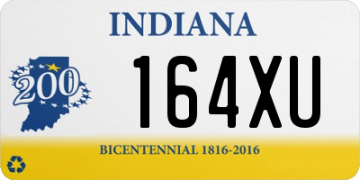 IN license plate 164XU