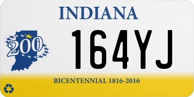 IN license plate 164YJ