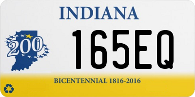 IN license plate 165EQ