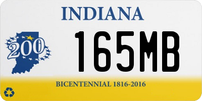 IN license plate 165MB