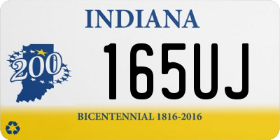 IN license plate 165UJ