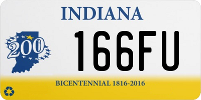 IN license plate 166FU